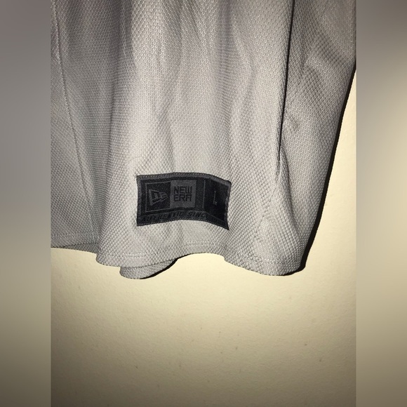 NEW era men diamond era jacguard moisture wicking short sleeve jersey size large - Picture 6 of 10